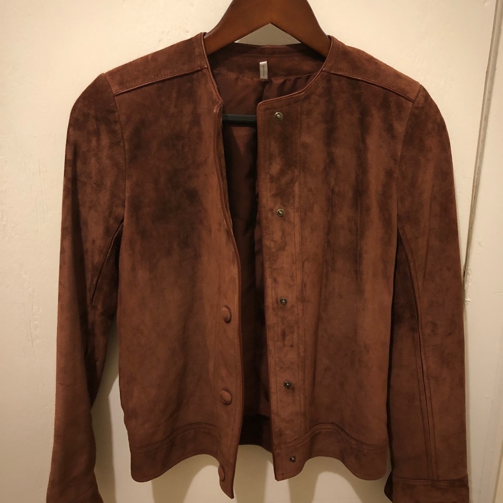XS Helmut Lang suede jacket